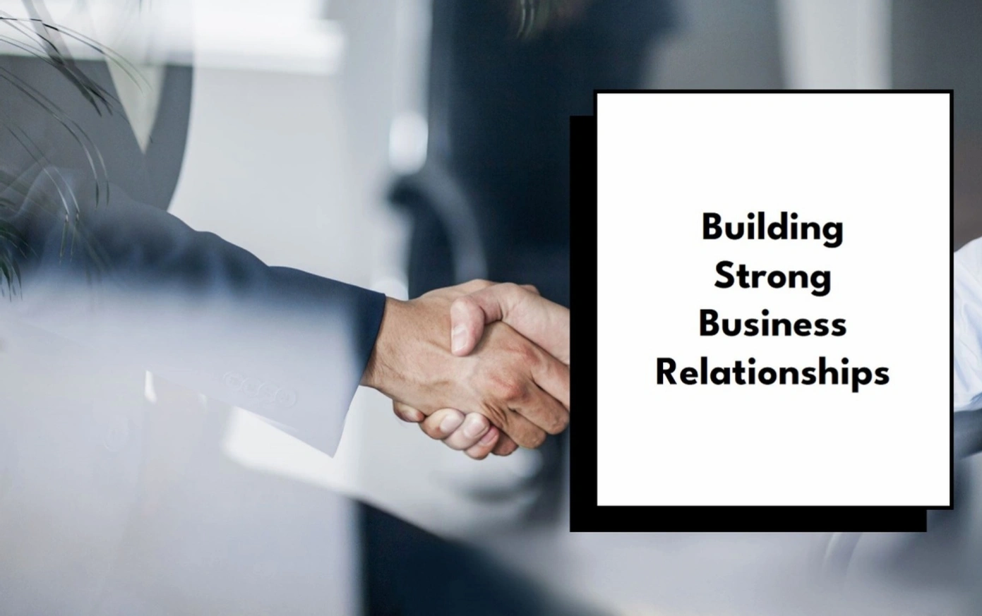Business relationship building coaching