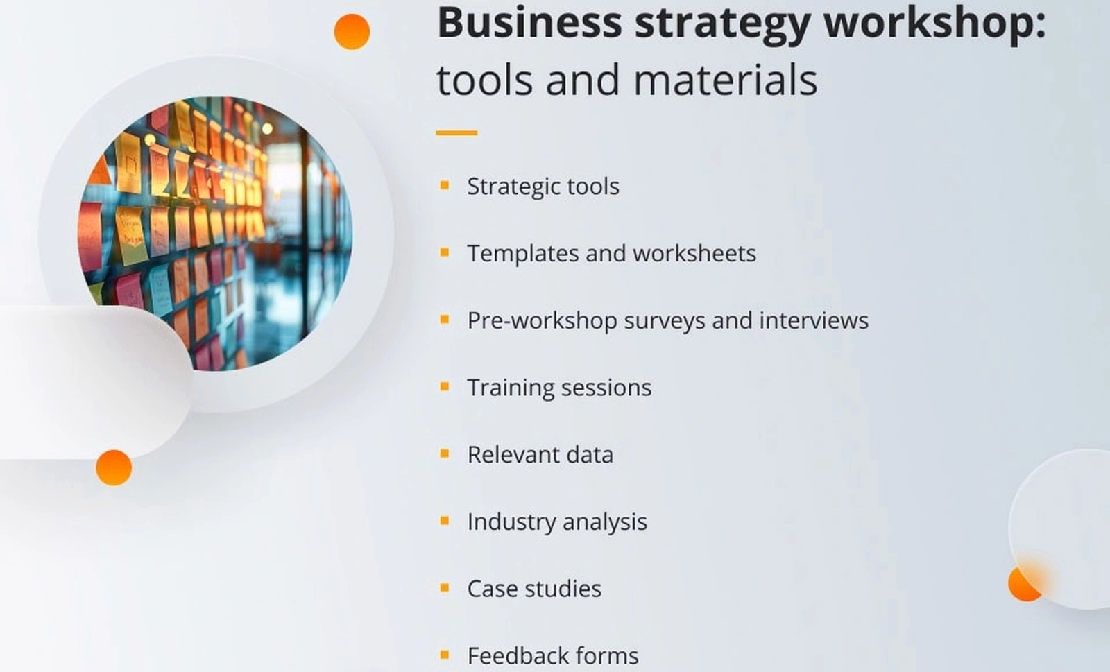 Networking strategy workshop session